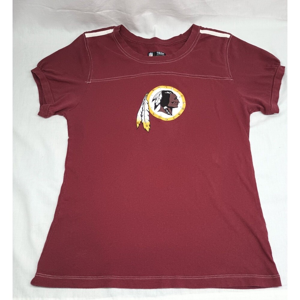 NFL Apparel Women's Med Washington Redskins Fitted T-shirt Sports Football Y2k